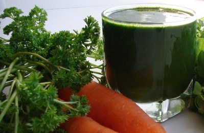CFок из моркови и зелени от бессонницы